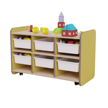 Мобильный модуль для хранения из коллекции «НЕГА» (цвет желтый) - «globural.ru» - Киров