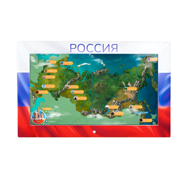 Интерактивная панель «Цвета России»  - «globural.ru» - Киров