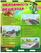Стенд "Обязанности пешехода" - «globural.ru» - Киров