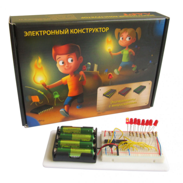 Электронный конструктор "Эксперименты с микросхемами" - «globural.ru» - Киров
